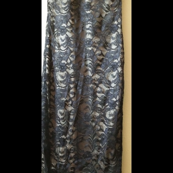 NEW LISTING! HotMiamiStyles Nude Illusion Lace Dress - Picture 8 of 16